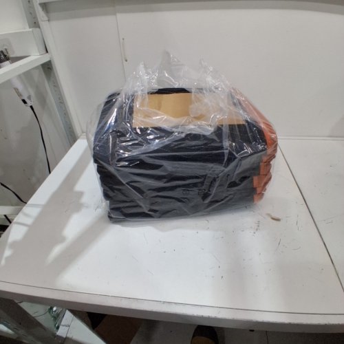6PK AMAZON BASICS MOVING BLANKETS - 72" X 40" - BLACK/ORANGE (MODEL: 840324425598) image 2