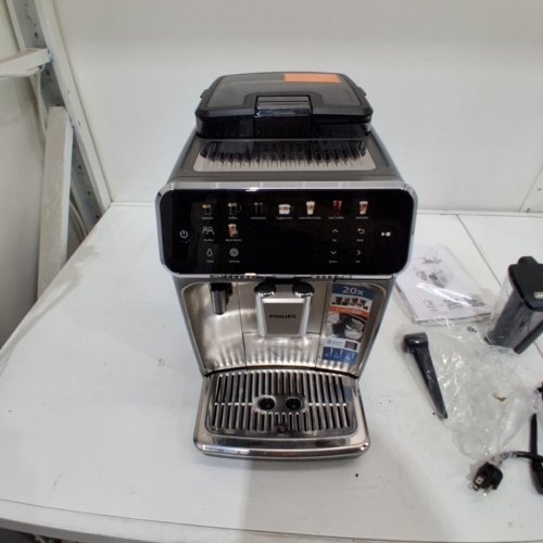 PHILIPS LATTEGO 5500 SERIES FULLY AUTOMATIC ESPRESSO MACHINE WITH BUILT-IN GRINDER - GREY CHROME (MODEL: EP5544/90) image 3