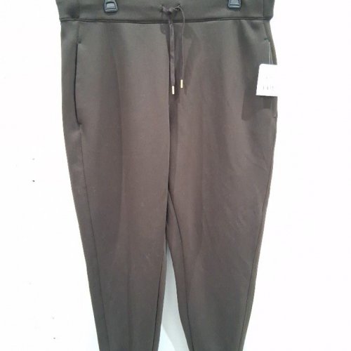 WOMEN'S SCUBA KNIT JOGGER PANTS - EXTRA LARGE - BROWN image 2