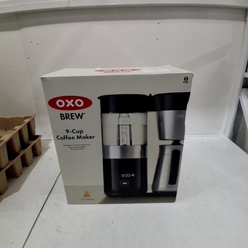 OXO BREW ON BARISTA BRAIN COFFEE MAKER - 9 CUPS - BLACK/STAINLESS STEEL (MODEL: 8710100) image 4