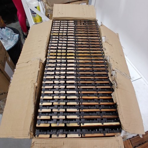 30PK EMARAXY INTERLOCKING OUTDOOR WOOD PATIO DECK FLOORING TILES - 12" X 12" EACH - ACACIA WOOD image 2