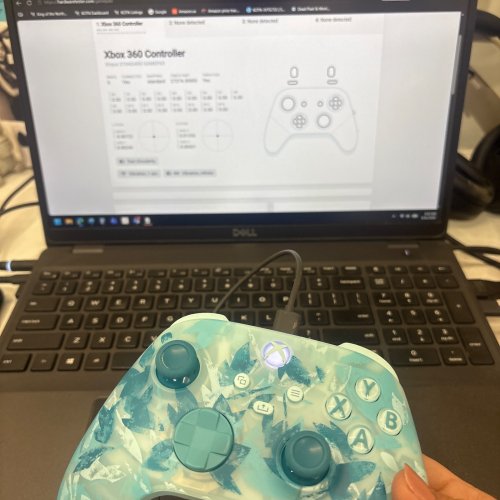 XBOX ICE BREAKER SPECIAL EDITION WIRELESS CONTROLLER - BLUE (MODEL: 1914) image 2
