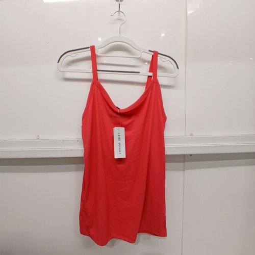 LANE BRYANT RIB CAMI TANK TOP - 1X - PINK image 3