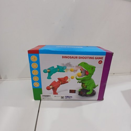 JUKUDAHU MOVEABLE DINOSAUR SHOOTING TOY - GREEN / RED / BLUE image 2