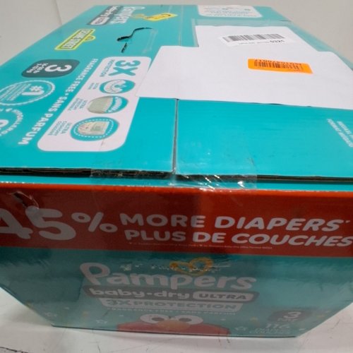 116PK PAMPERS BABY DRY ULTRA DIAPERS - SIZE 3 (16-28 LBS) image 3
