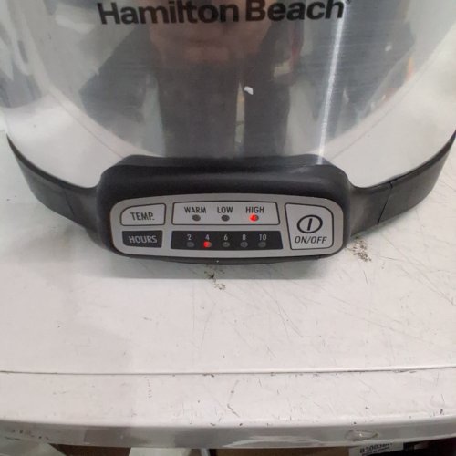 HAMILTON BEACH PROGRAMMABLE SLOW COOKER - 6QT - SILVER (MODEL: 33463) image 2