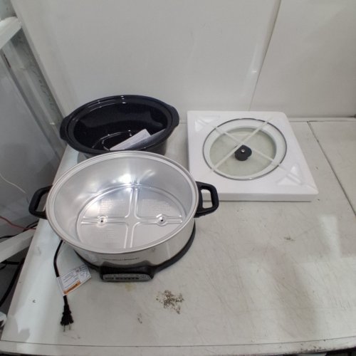 HAMILTON BEACH PROGRAMMABLE SLOW COOKER - 6QT - SILVER (MODEL: 33463) image 3