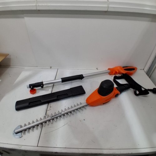 GARCARE CORDED POLE HEDGE TRIMMER 4.8A, 2.5M EXTENSION POLE SAW, 18" LASER CUT TRIMMER BLADE - (MODEL: GPHT07) image 2