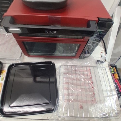 NINJA 2-IN-1 COUNTERTOP DOUBLE OVEN WITH FLEXDOOR - RED (MODEL: DCT401QCM) image 6