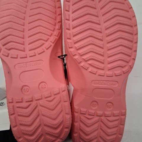 WOMEN'S GEORGE CLOG SHOES - SIZE 10 - PINK image 3