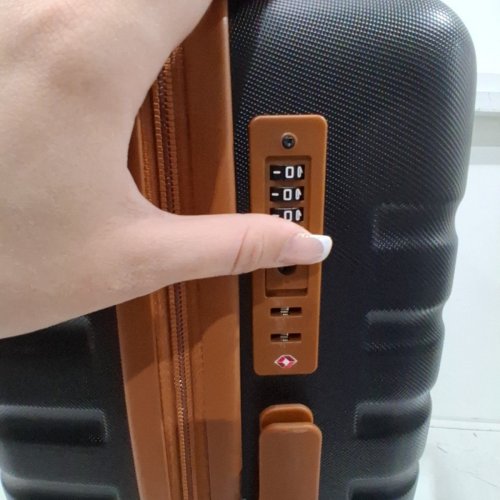 3PC VELAYBOR LIGHTWEIGHT LUGGAGE SET WITH SPINNER WHEELS - 20''/18'' - BLACK (MODEL- LUG190602) image 7