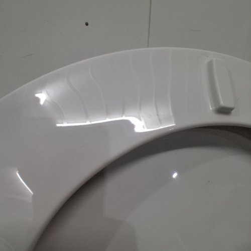 CENTOCO ROUND CENTOCORE MOLDED HEAVY DUTY TOILET SEAT - 17" - WHITE (MODEL: DS700-001) image 3