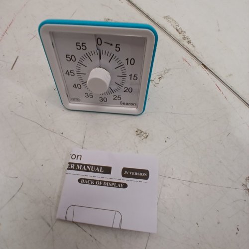 SEARON VISUAL KITCHEN TIMER - 60 MIN - 3" X 4" - BLUE/WHITE image 2