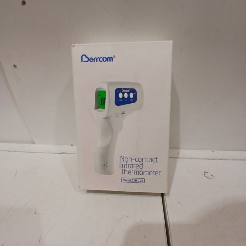 BERRCOM 3-IN-1 CONTACTLESS INFRARED THERMOMETER - WHITE/BLUE (MODEL: JXB-178 ) image 2