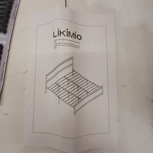 LIKIMIO BED FRAME - KING - BLACK (MODEL: HK-CKBF-01K) image 4