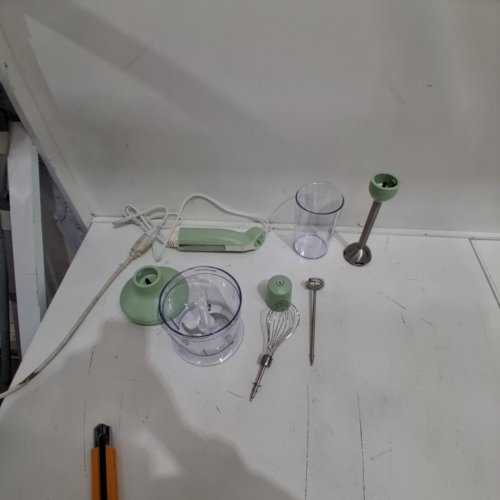 LINKCHEF 5-IN-1 IMMERSION HAND BLENDER - 20-SPEED - 1000W - SAGE GREEN (MODEL: HB-1580T) image 2