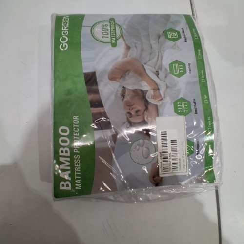 GOGREEN BAMBOO WATERPROOF MATTRESS PROTECTOR - TWIN - WHITE image 4