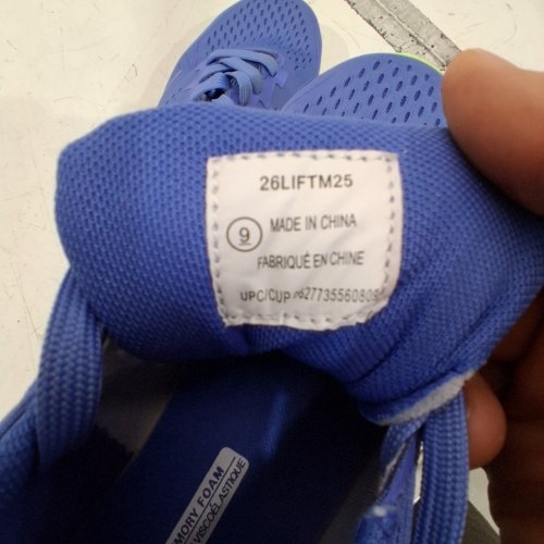 WOMEN'S ATHLETIC WORKS ATHLETIC RUNNING SHOES - SIZE 9 - BLUE/GREEN (STYLE: 26LIFTM25) image 2