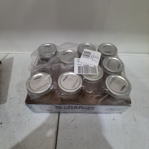 9PK BERNARDIN MASON JARS - 1L - CLEAR image 2