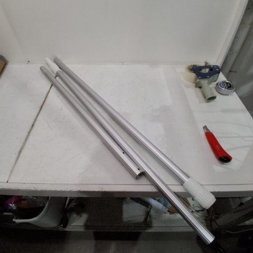 TELESCOPIC POOL SKIMMER POLE - 12FT - ALUMINUM image 3