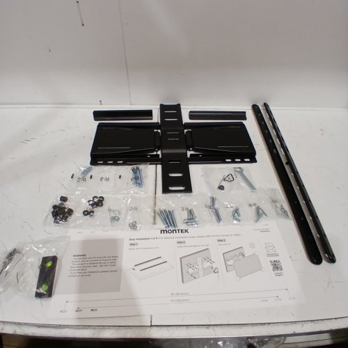 MONTEK ULTRA SLIM TV WALL MOUNT FOR 43"-90 " TVS - BLACK - (MODEL:1003W-L) image 2