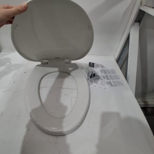 BEMIS SLOW CLOSE EASY CLEAN TOILET SEAT - ELONGATED 18.5" - WHITE (MODEL: 7300SLEC-000) image 3