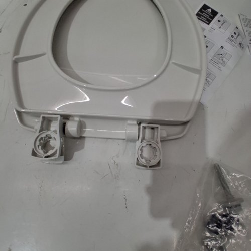 BEMIS SLOW CLOSE EASY CLEAN TOILET SEAT - ELONGATED 18.5" - WHITE (MODEL: 7300SLEC-000) image 5