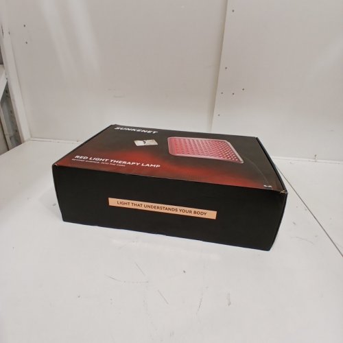 SUNKENET 280-LED RED LIGHT THERAPY LAMP PANEL WITH STABLE STAND - 660NM RED & 850NM NEAR INFRARED LIGHT - 13.8" X 8.7" - BLACK/SILVER image 4