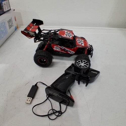 ADVENTURE FORCE METAL RACER REMOTE CONTROL CAR - 1:18 SCALE, 3.7V RECHARGEABLE BATTERY - RED image 3