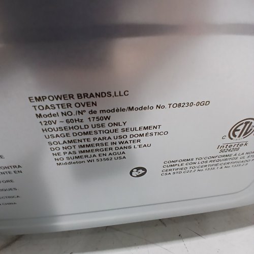 BLACK+DECKER EXTRA WIDE TOASTER CONVECTION OVEN - 32L - (MODEL:TO8230-OGD) image 4