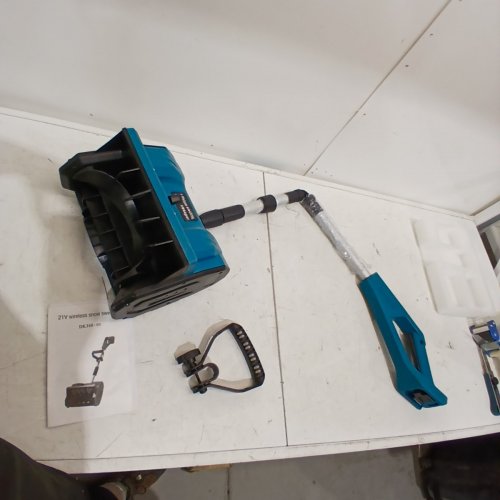 ANBT CORDLESS SNOW SHOVEL *BATTERY NOT INCLUDED* - 21 V - BLUE / BLACK (MODEL: DK388-01) image 4