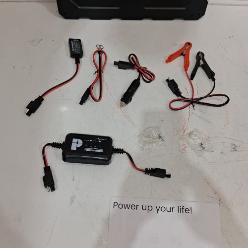 POWOXI UPGRADED BATTERY CHARGING KIT FOR CAR, MARINE, MOTORCYCLE OR RV SOLAR PANEL - 16", 18V, 20W - BLACK (MODEL: PW-SL-M20W) image 3