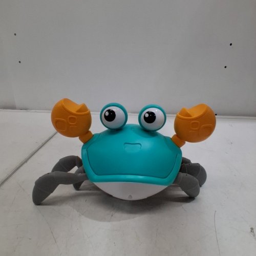 TODDLER INDUCTION ELECTRIC CRAWLING AND SINGING CRAB TOY - 3+- BLUE /YELLOW image 2