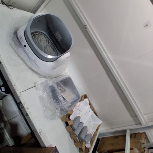 ABRCT AUTOMATIC SELF CLEANING LITTER BOX - WHITE/GREY (MODEL: CT-LBWXY) image 3