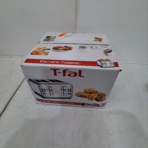 T-FAL ELEMENT TOASTER - 4 SLOT - SILVER - (MODEL: T45-B) image 5