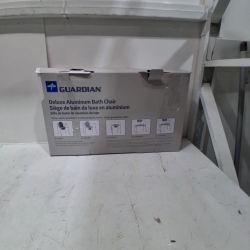 MEDLINE GUARDIAN DELUXE ALUMINUM BATH CHAIR SHOW BENCH WITH BACK image 4