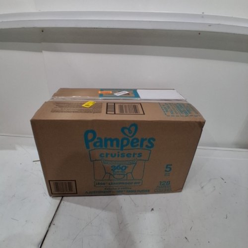 128PK PAMPERS CRUISERS 360 DIAPERS - SIZE 5 (27LB+) image 3