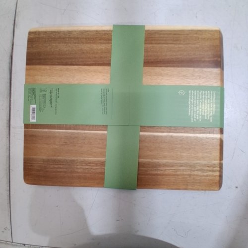 FIGMINT REVERSIBLE ACACIA WOOD CUTTING BOARD - 12" X 15" - BROWN (MODEL: 070-08-0207) image 3