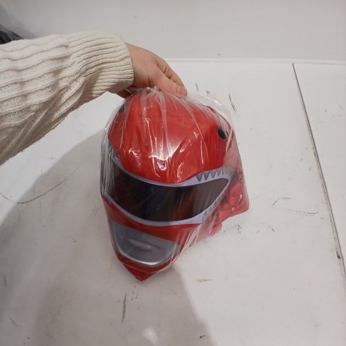 2PC MENS DISGUISE CLASSIC MUSCLE POWER RANGER COSTUME - MEDIUM 8/10 - RED RANGER image 3