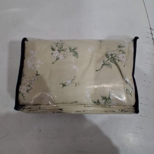3PC JOLUSERE FLORAL KING BEDDING SET - REVERSIBLE - KING SIZE BLANKET AND 2 PILLOW COVERS - BEIGE AND GREEN image 3