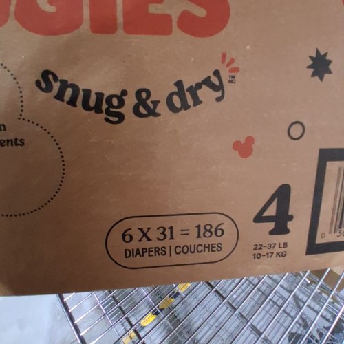 185PK HUGGIES SNUG AND DRY DIAPERS - SIZE 4 - DISNEY MICKEY MOUSE image 2