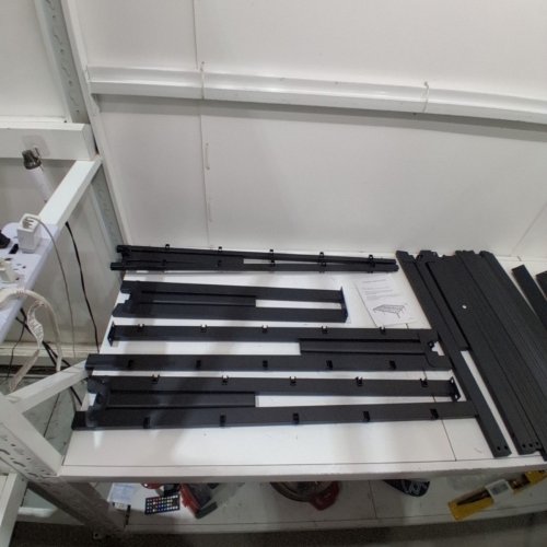 16 INCH QUEEN BED FRAME NO BOX SPRING REQUIRED, METAL PLATFORM QUEEN SIZE BED FRAME - QUEEN / 16" - BLACK image 5