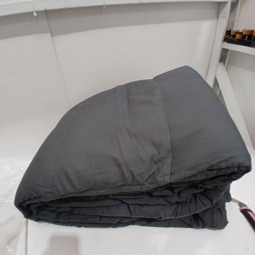 WARM DOWN ALTERNATIVE COMFORTER, KING SIZED 90" X 102", GREY image 3
