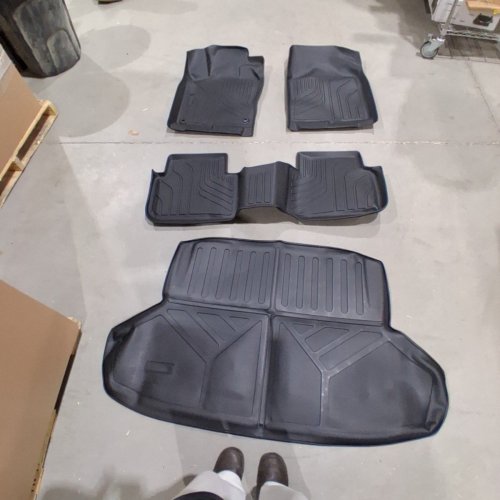 4PC ALL WEATHER TPE FLOOR MATS - FOR HYUNDAI TUCSON 2022-2026 - BLACK image 2
