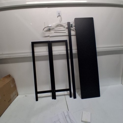 HOOBRO MODERN NARROW CONSOLE TABLE - 29.5" X 29.5" X 9.5" - BLACK image 3