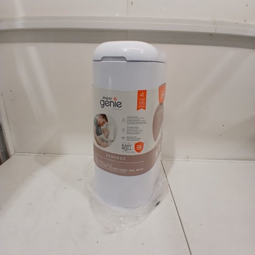 DIAPER GENIE ESSENCE PAIL WITH 18 EASY ROLL REFILL BAGS - 23" - WHITE (MODEL:‎ I000908) image 2