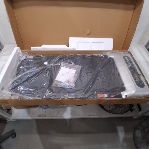 YAGUD 2‑IN‑1 UNDER‑DESK WALKING PAD AND TREADMILL WITH COMPACT LED DISPLAY - 2.5 HP - 3.8 MPH MAX - SILVER (MODEL: ZF-0301) image 2