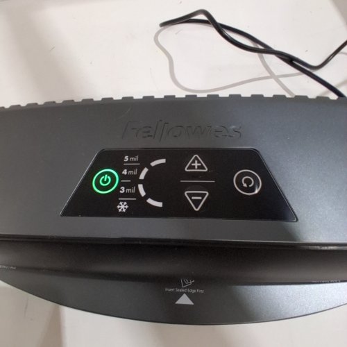 FELLOWES CALLISTO 125 LAMINATOR - 110-120 V, 60HZ, 6.1A - BLACK (MODEL: CRC 57291) image 2