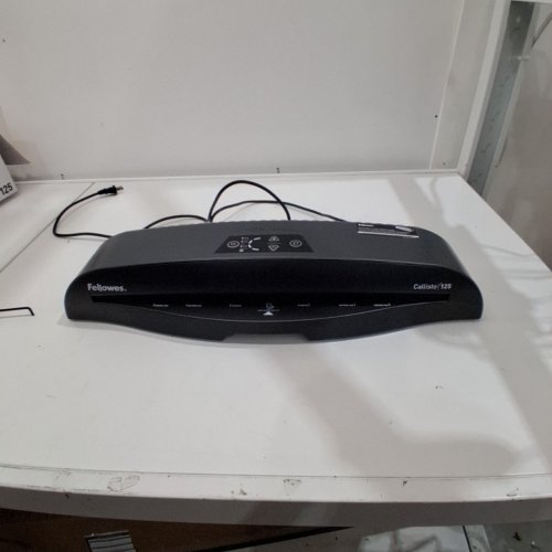 FELLOWES CALLISTO 125 LAMINATOR - 110-120 V, 60HZ, 6.1A - BLACK (MODEL: CRC 57291) image 4