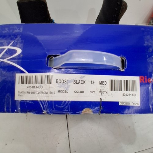 MEN'S RIEDELL BOOST ROLLER SKATES - US 13 - BLACK (MODEL: BOOST) image 2